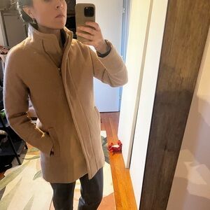 J crew camel wool peacoat